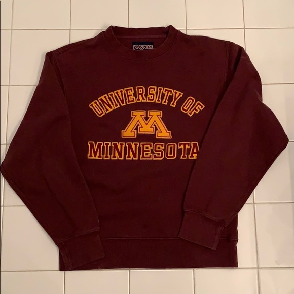 Jansport Sweaters - U of Minnesota maroon crewneck XS